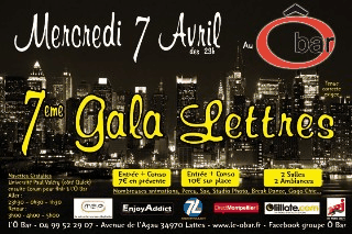 7ème Gala Lettres Montpellier