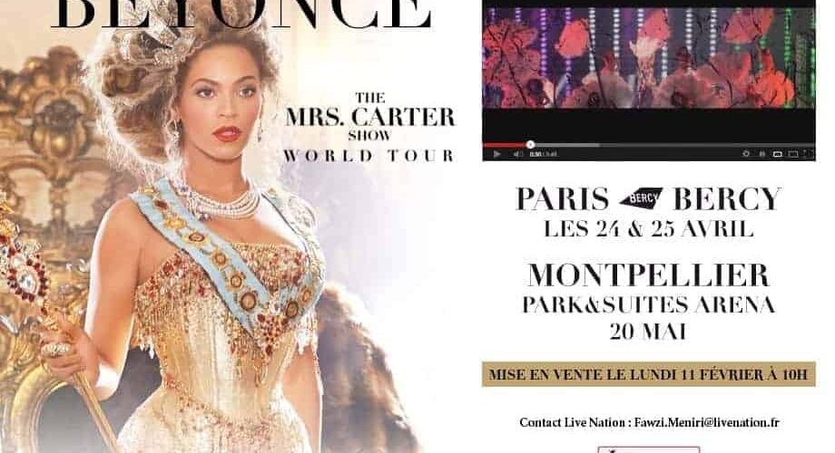 Beyoncé à Montpellier : la billetterie est ouverte!