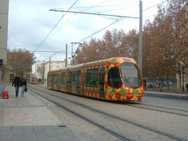 Chantier Tram 2 : Travaux Avenue de l’Europe à Castelnau-le-Lez