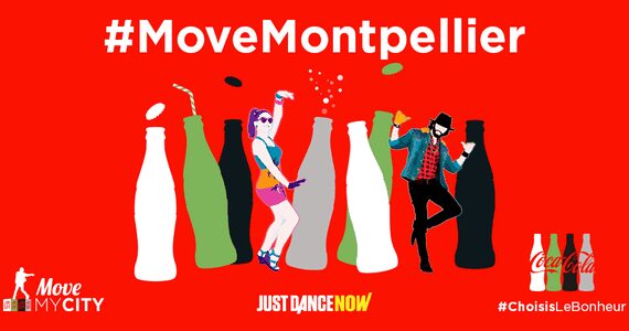 Coca-Cola fait danser Montpellier avec sa tournée "Move My City"