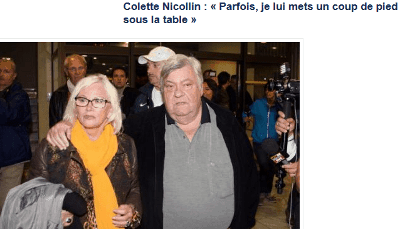 Colette Nicollin : « Parfois, je lui mets un coup de pied sous la table »