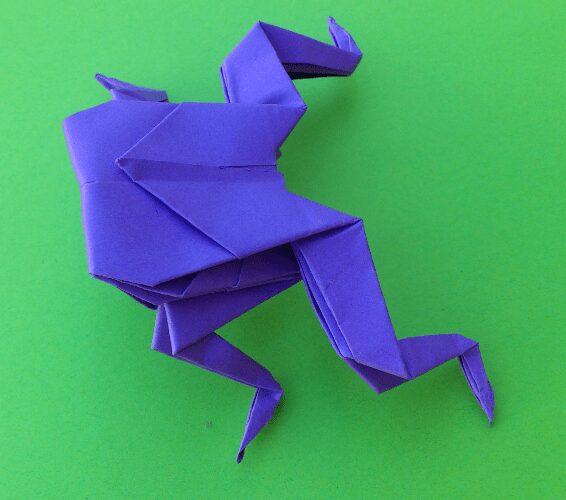 Comment je fais la grenouille origami Cuchi