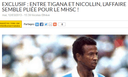 Exclusivité Mediaterranee.com : Entre Tigana et Nicollin, l'affaire semble pliée pour le MHSC !