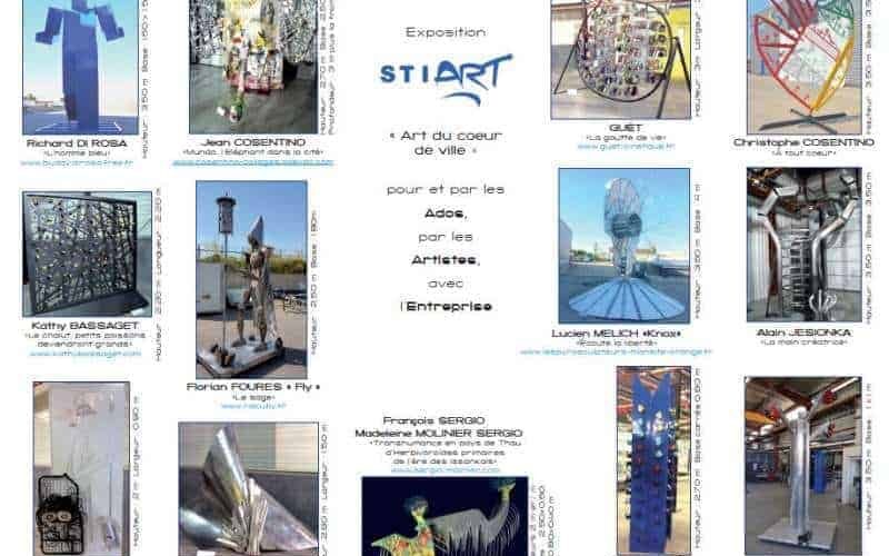 Exposition de sculptures monumentales STIart à Sète