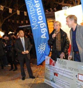 Fête des vignes : l'Agglo remet un chèque de 13 000 euros au Sidaction