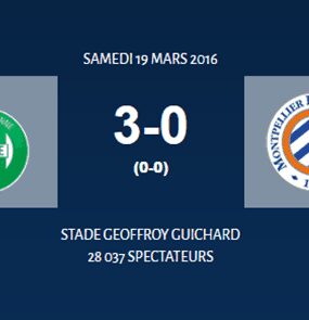 Football / Ligue 1 : Un Montpellier pathétiquement naïf à Saint-Etienne (ASSE 3-0 MHSC)