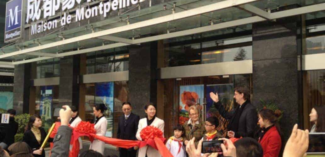 Inauguration de la Maison de Montpellier à Chengdu