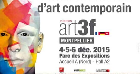 Le salon international d’art contemporain art3f est de retour à Montpellier du 4 au 6 décembre