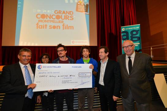 Les gagnants du concours « Montpellier fait son film »