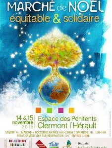 Marché de Noël équitable et solidaire à Clermont-l’Hérault