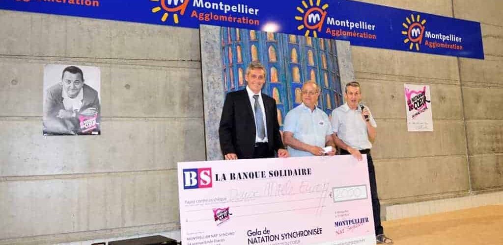 Montpellier : 2000€ aux Restos du Coeur grâce au Gala de natation synchronisée