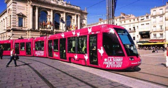 Montpellier : bientôt un tramway rose French Tech dans la ville !