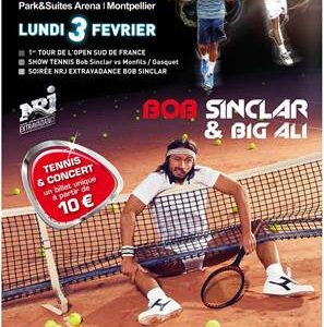 Montpellier : Bob Sinclar à l’Open Sud de France pour une soirée exceptionnelle !