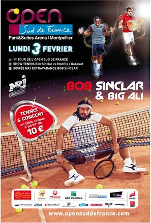 Montpellier : Bob Sinclar à l’Open Sud de France pour une soirée exceptionnelle !
