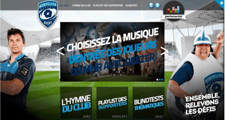 Montpellier : Choisissez la musique d’entrée des joueurs du MHR avec Deezer !