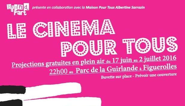 Montpellier : Cinéma pour Tous en plein air au Parc de la Guirlande !