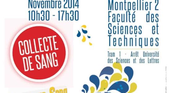 Montpellier : Collecte Sang pour Sang