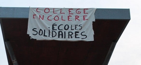 Montpellier Collège des Aiguerelles : Philippe Saurel intervient