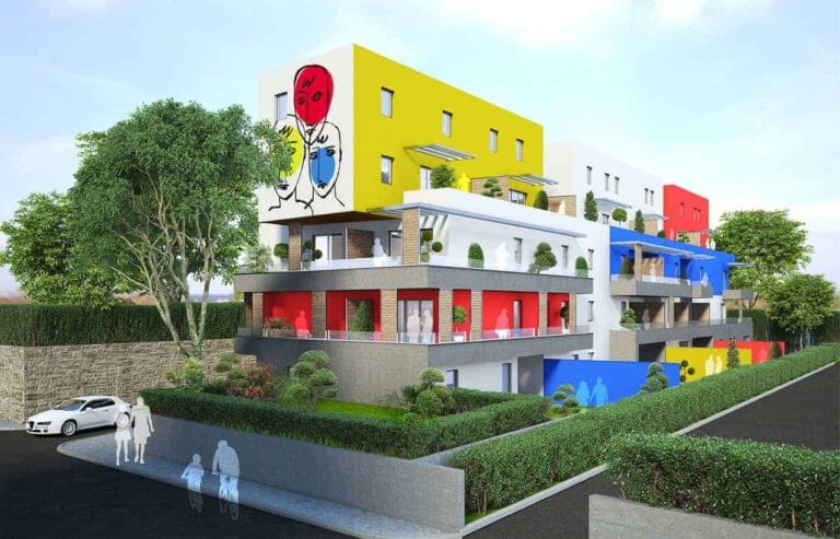 Montpellier : Coloramor, une résidence habillée par JC de CastelBaljac !