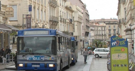 Montpellier : Déviation des lignes de bus 6 & 7