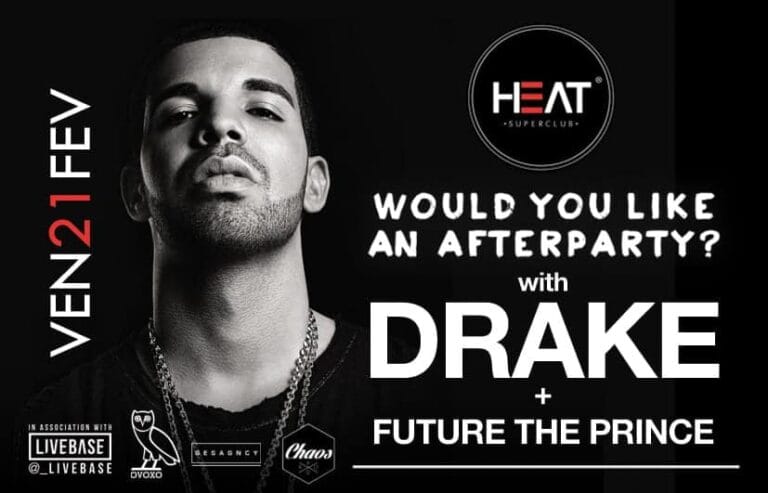 Montpellier : Drake en after party au Heat Club ce soir!