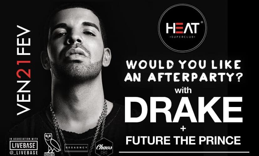 Montpellier : Drake en after party au Heat Club ce soir!