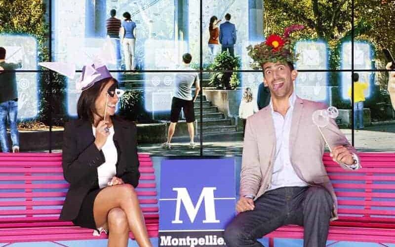 Montpellier : faites-vous tirer le portrait sur un banc public rose!