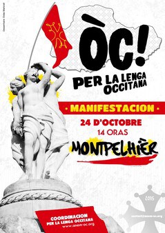 Montpellier : Grande manifestation occitane « Anem òc ! Per la lenga occitana !