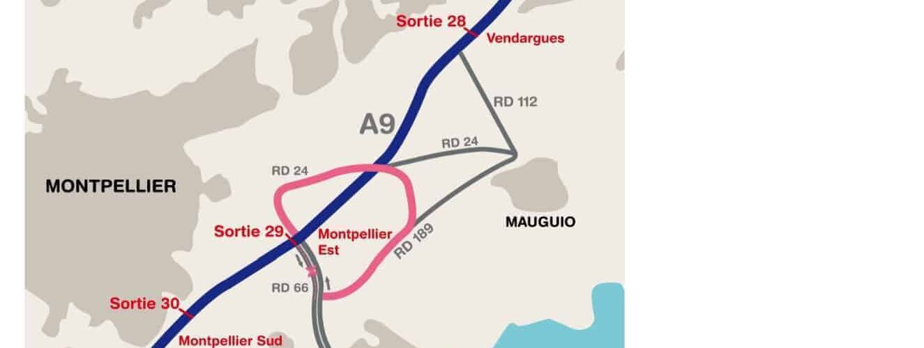 Montpellier : La RD66 réouverte à la circulation depuis ce matin