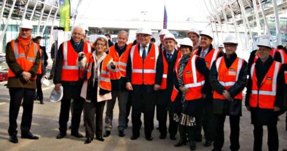 Montpellier : Le Ministre des Transports visite le chantier de la gare Saint-Roch