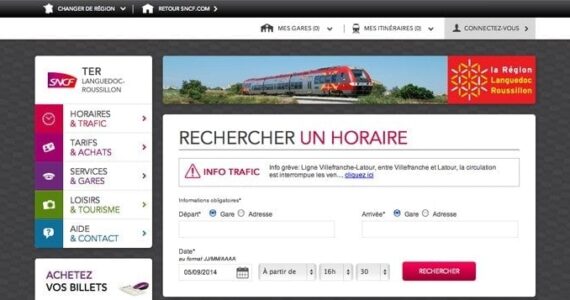 Montpellier: Le site TER Languedoc-Roussillon fait peau neuve
