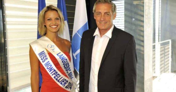 Montpellier : Marie Fabre, la nouvelle Miss Languedoc félicitée par Philippe Saurel