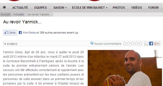 Montpellier : mort d'un jeune basketteur après un entrainement