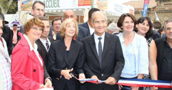 Montpellier : Nicole Bricq a l'inauguration de Sud de France fête la qualité!