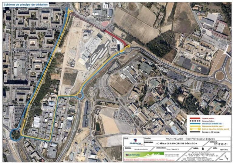 Montpellier : réaménagement de la rue du Professeur Blayac en boulevard urbain