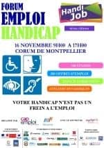 Montpellier : Salon Handijob 2015, ce lundi 16 novembre