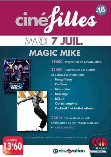 Montpellier : Soirée Magic Mike au Mega CGR