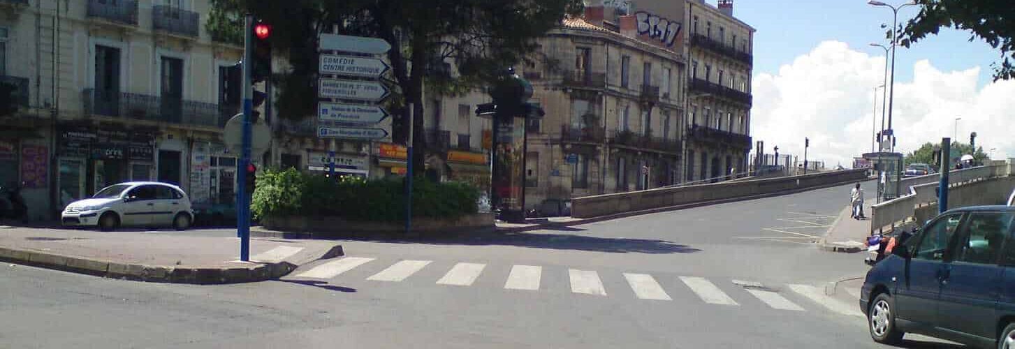 Montpellier : Travaux d'aménagement sur le pont de Sète