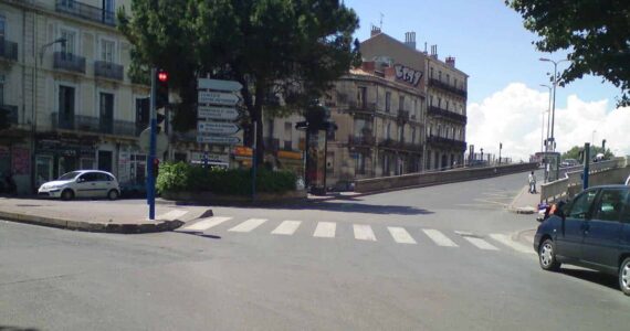 Montpellier : Travaux d'aménagement sur le pont de Sète