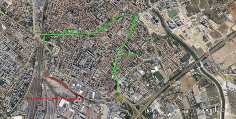 Montpellier : Travaux sur le boulevard Jacques Fabre de Morlhon-Quartier Saint-Martin