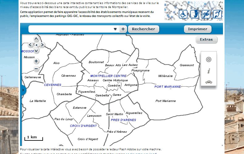 Montpellier : une cartographie numérique dédiée à l'accessibilité