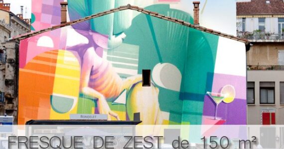 Montpellier : Zest pose ses pinceaux à Rondelet