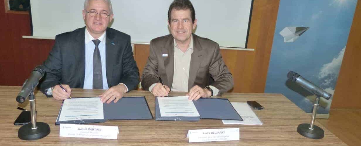 Signature d’une convention de partenariat entre Le Groupe La Poste et la CCI de Montpellier
