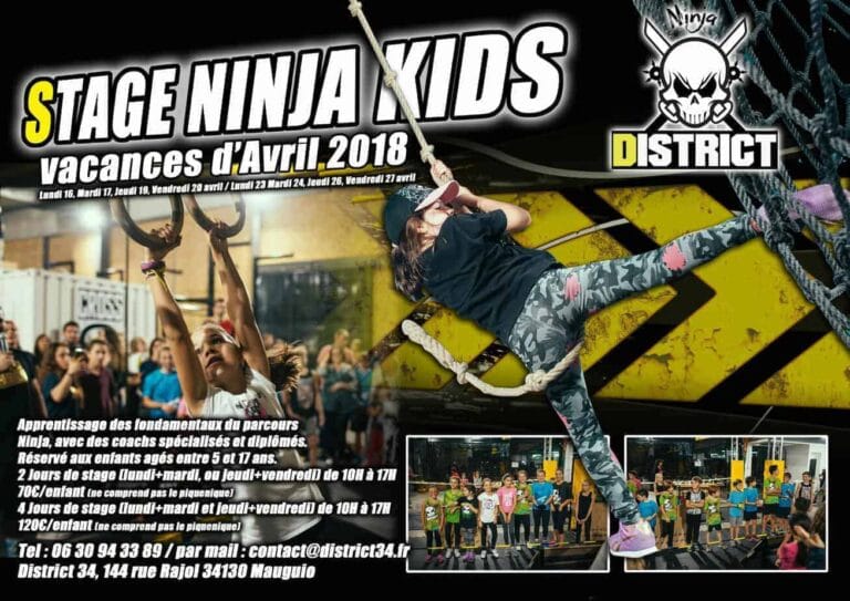 Vacances Montpellier : des stages Ninja pour vos enfants !