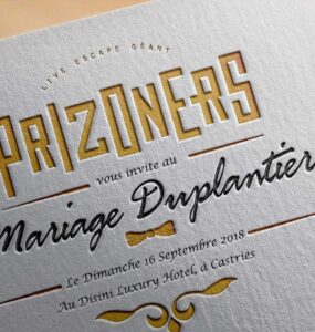 prizoners mariage duplantier : escape game géant