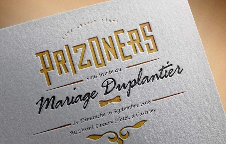 prizoners mariage duplantier : escape game géant