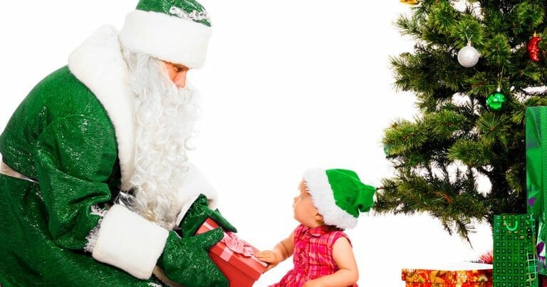 Lancement de la tournée des « Pères Noël verts » du Secours Populaire