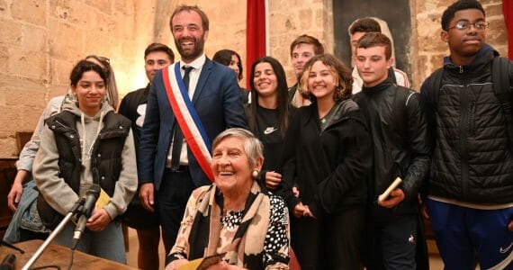 Ginette Kolinka citoyenne d'honneur de Montpellier