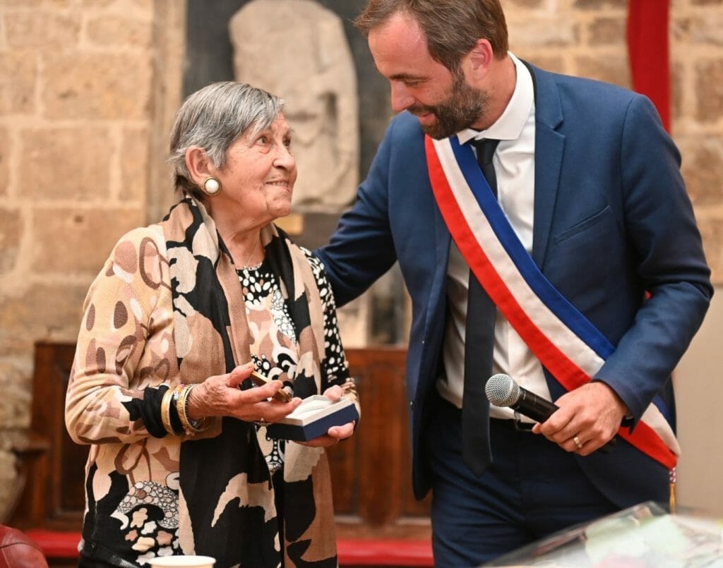 Ginette Kolinka citoyenne d'honneur de Montpellier