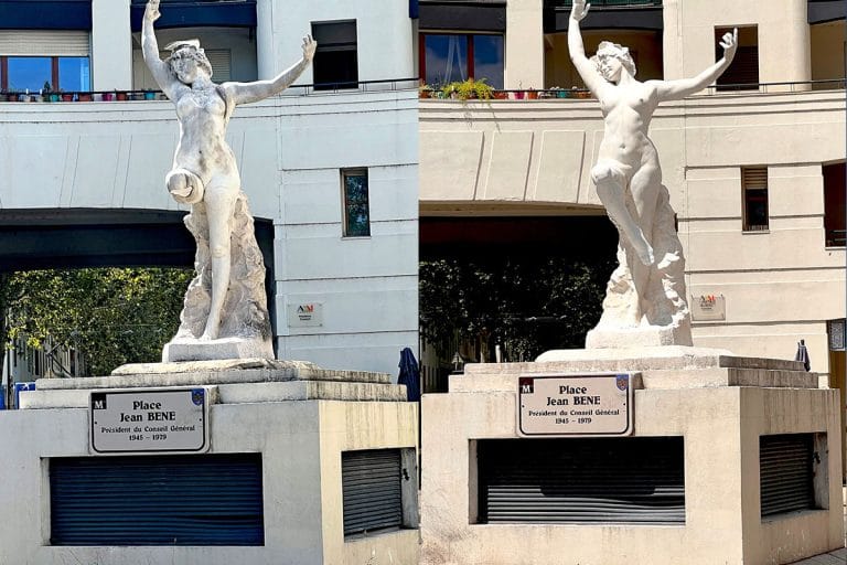 Cure de Jouvence pour la danseuse de la place Jean Bène